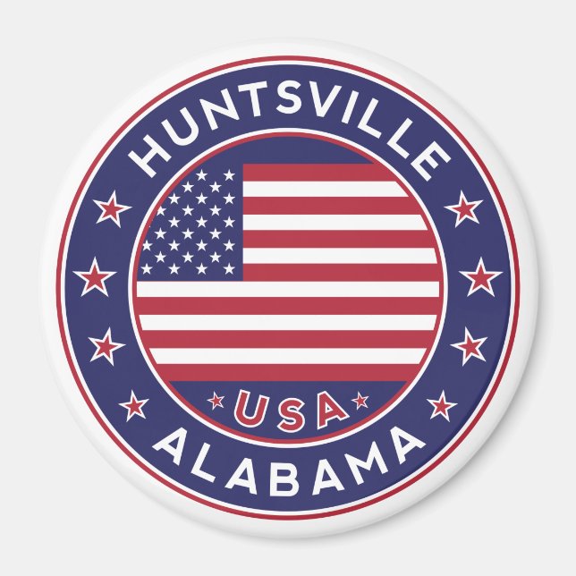 Huntsville, Alabama Magnet (Front)