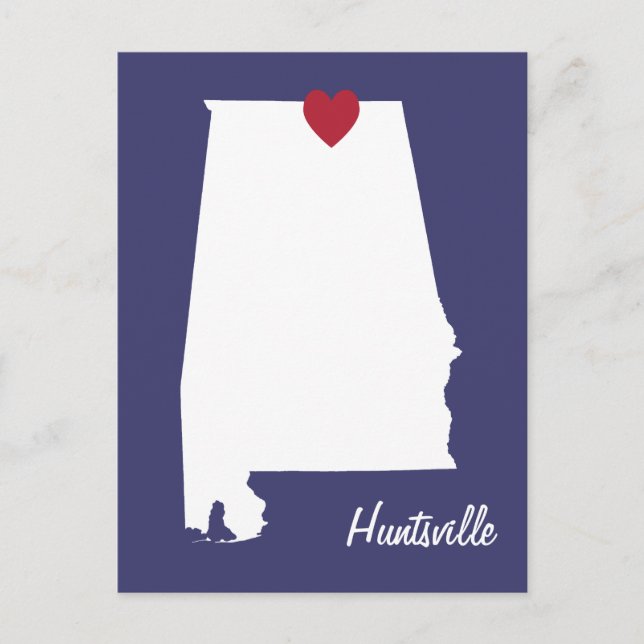 Huntsville Alabama Postcard (Front)