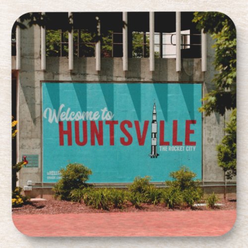 Huntsville Alabama Rocket City Beverage Coaster