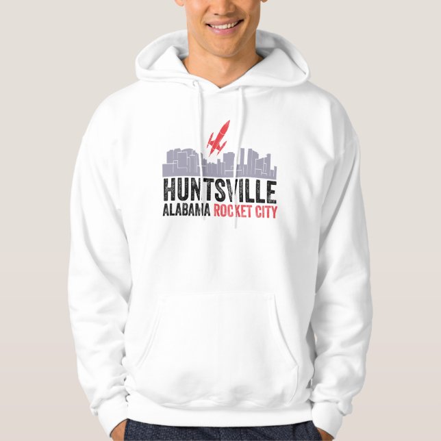 Huntsville Alabama Rocket City Hoodie (Front)