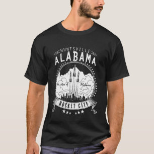 Huntsville Alabama - Rocket City, Star of Alabama T-Shirt