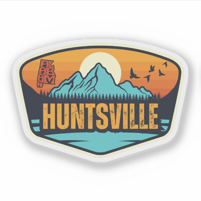 Huntsville, Alabama Sticker (Front)