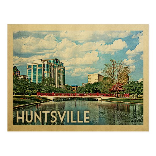 Huntsville Alabama Vintage Travel Postcard | Zazzle.com
