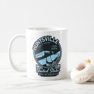 HUNTSVILLE CITY ALABAMA - ROCKET SPACESHIP COFFEE MUG