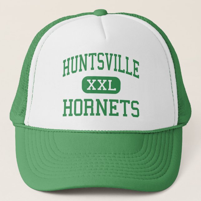 Huntsville - Hornets - High - Huntsville Texas Trucker Hat (Front)