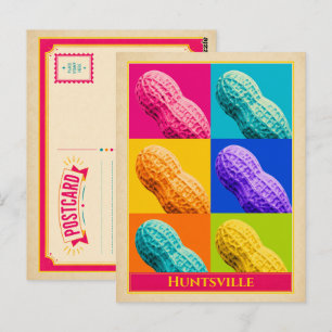 Huntsville Postcard Alabama Peanut Vintage