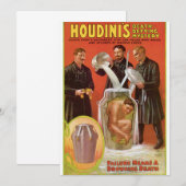 Huodini's Death Defying Mystery, 1908 Poster (Front/Back)