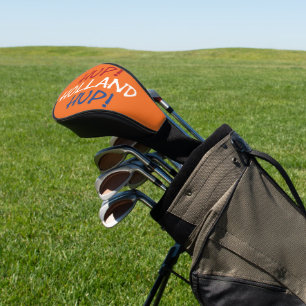 Hup Holland Hup overlaid on NLD Flag on or dccnt Golf Head Cover