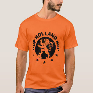 Hup Holland T-Shirt - Black Dutch Soccer Lion!