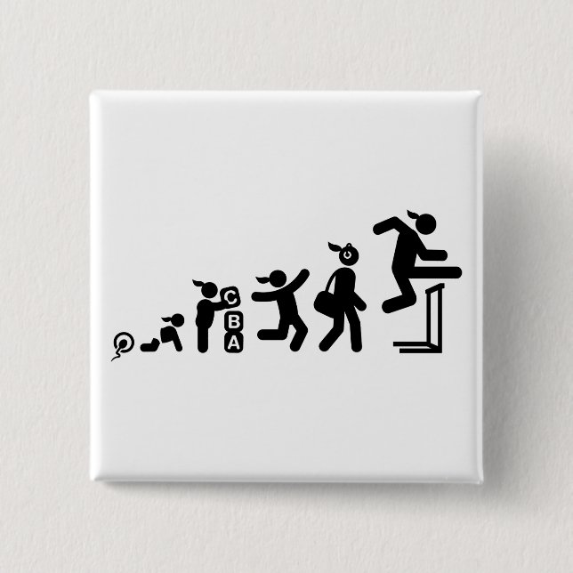 Hurdles Button (Front)