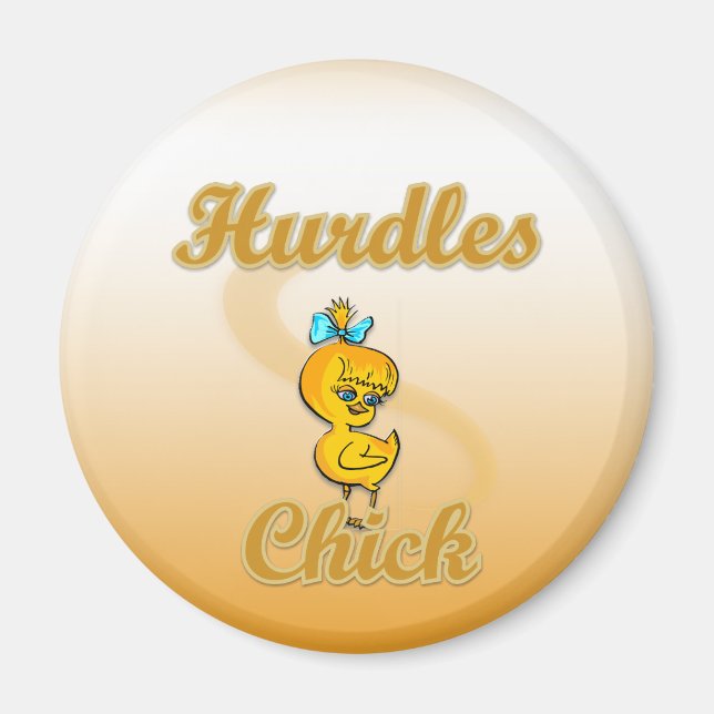 Hurdles Chick Magnet (Front)