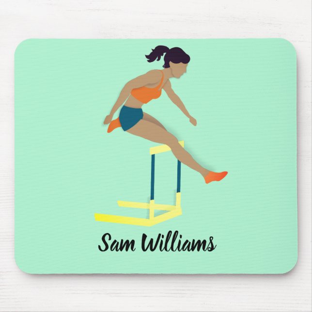 Hurdles Mouse Pad (Front)