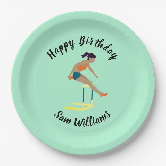 Hurdles Paper Plates (Front)