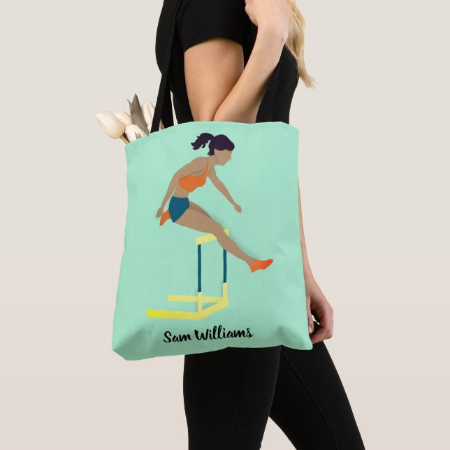 Hurdles Tote Bag (Close Up)