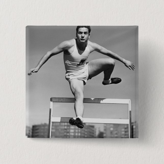 Hurdling Button (Front)