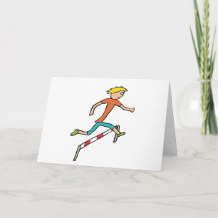 Hurdling Hurdles Card