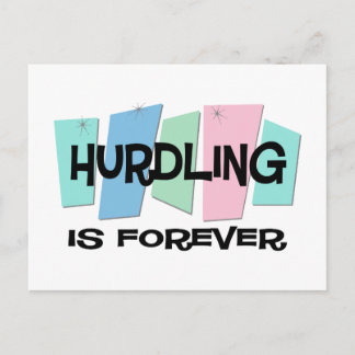 Hurdling Is Forever Postcard
