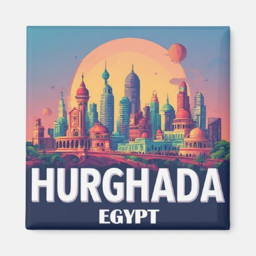 Hurghada Egypt Travel Souvenir For Tourists ️ Magnet