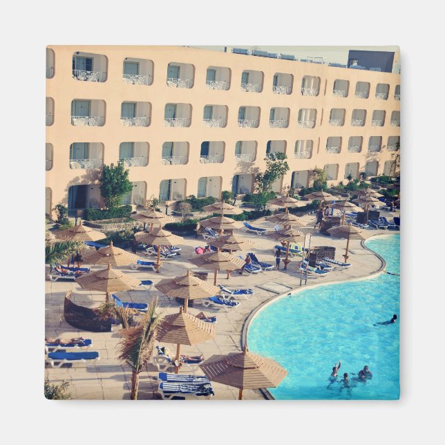 Hurghada hotel resort magnet (Front)