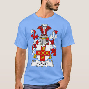 Hurley Coat of Arms Family Crest  T-Shirt