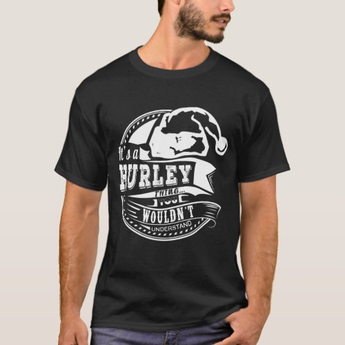 Hurley_ Hat Xmas Personalized Name T_Shirt