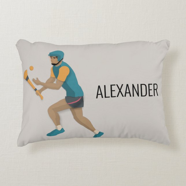 Hurling Accent Pillow (Front)