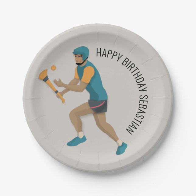 Hurling Paper Plates (Front)