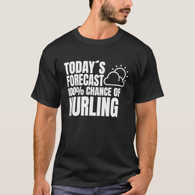 Hurling Player Ireland Camogie Hurling Saying T-Shirt (Front)