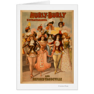 Hurly-Burly Extravaganza Theatre Poster Cards