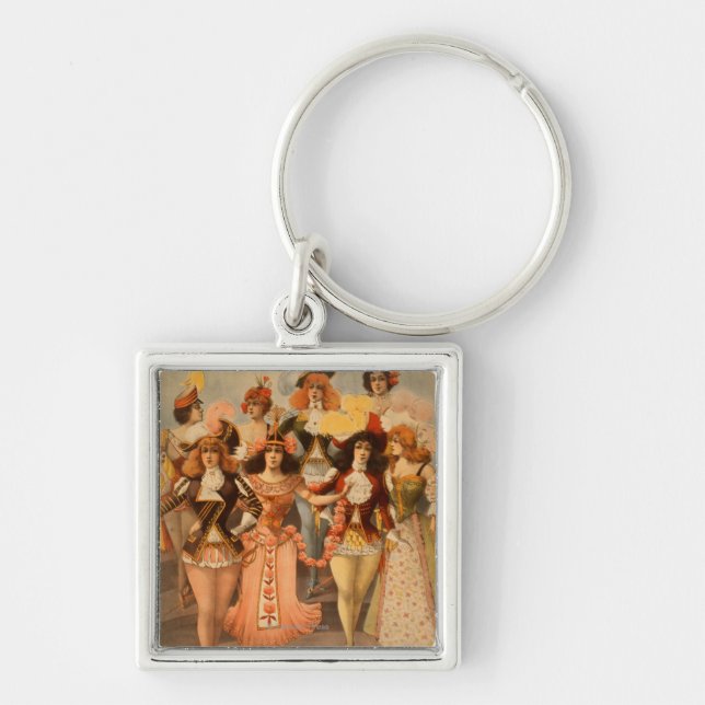 Hurly-Burly Extravaganza Theatre Poster Keychain (Front)