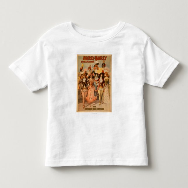 Hurly-Burly Extravaganza Theatre Poster Toddler T-shirt (Front)