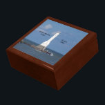 Huron Harbor Light keepsake box<br><div class="desc">Huron Harbor Light in Huron,  Ohio on Lake Erie</div>