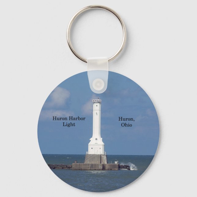 Huron Harbor Light key chain (Front)