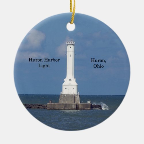 Huron Harbor Light ornament