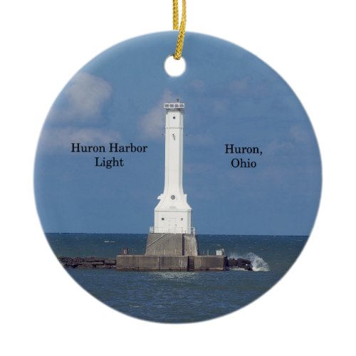 Huron Harbor Light ornament