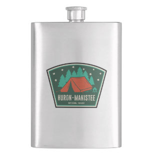 Huron-Manistee National Forest Camping Flask
