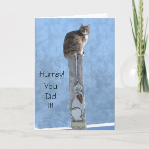 Hurray! You Did It Card