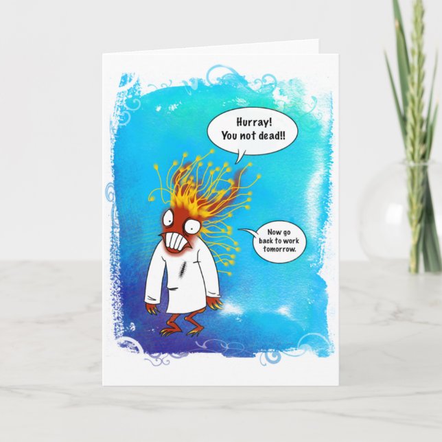 Hurray! You Not Dead! Card (Front)