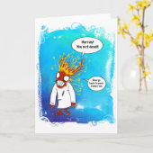Hurray! You Not Dead! Card (Yellow Flower)