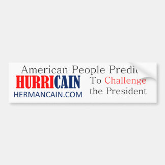 hurricain Challenge BS Bumper Sticker