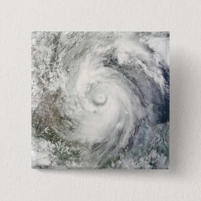 Hurricane Alex over the western Gulf of Mexico Pinback Button (Front)