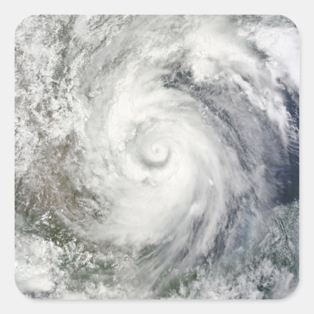 Hurricane Alex over the western Gulf of Mexico Square Sticker (Front)