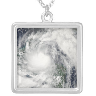 Hurricane Alex Silver Plated Necklace