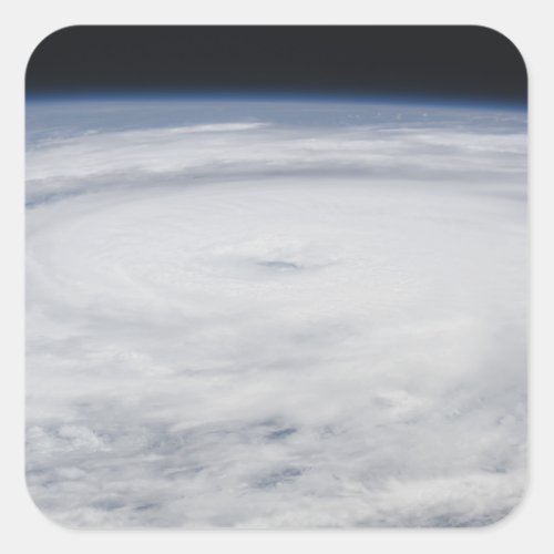 Hurricane Bill in the Atlantic Ocean 2 Square Sticker