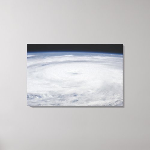 Hurricane Bill in the Atlantic Ocean Canvas Print