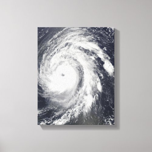 Hurricane Bill in the Atlantic Ocean Canvas Print