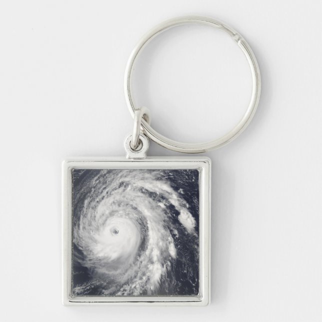 Hurricane Bill in the Atlantic Ocean Keychain (Front)