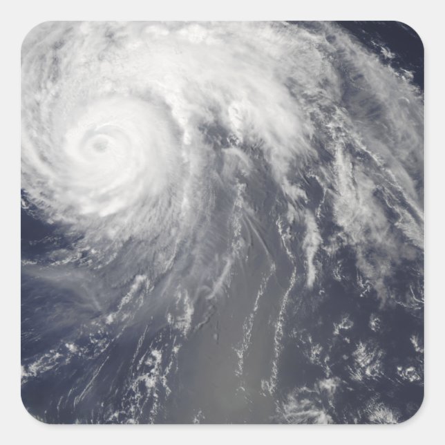 Hurricane Bill off Bermuda Square Sticker (Front)