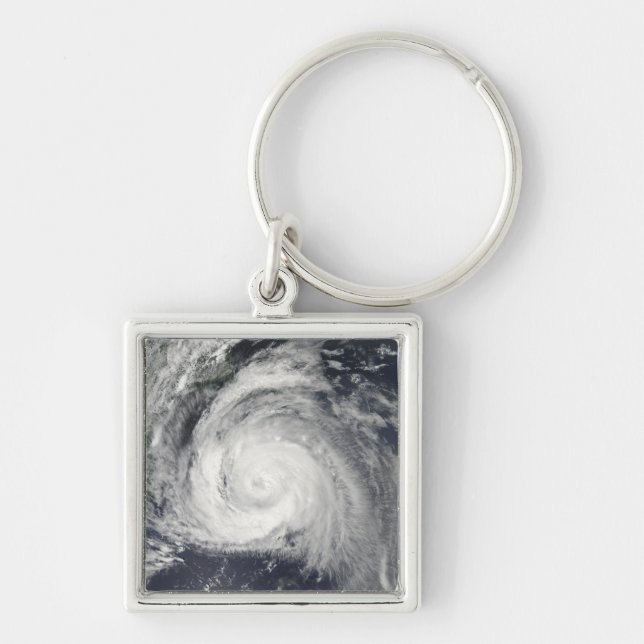 Hurricane Bill off the East Coast Keychain (Front)