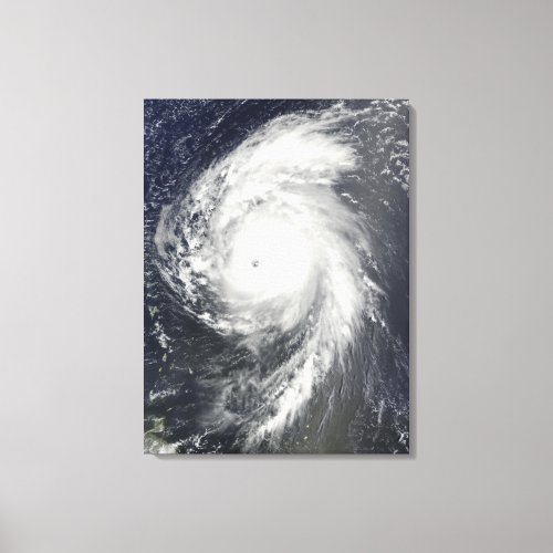 Hurricane Bill off the Lesser Antilles Canvas Print
